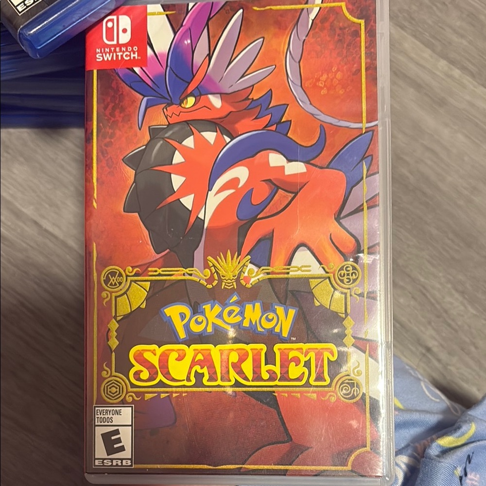 Nintendo Pokémon Scarlet Game - Red and Black